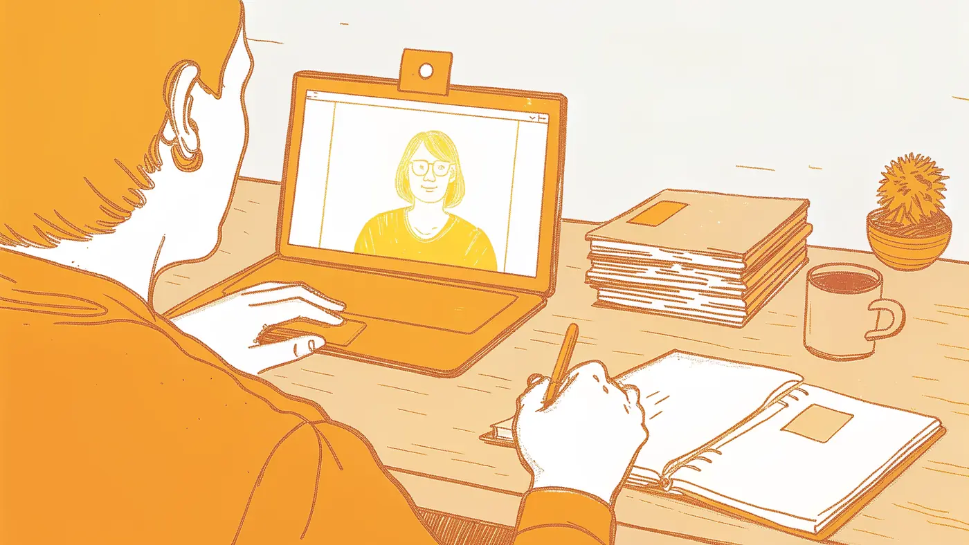 Founder at desk surrounded by manual tasks after AI chat produces a single output