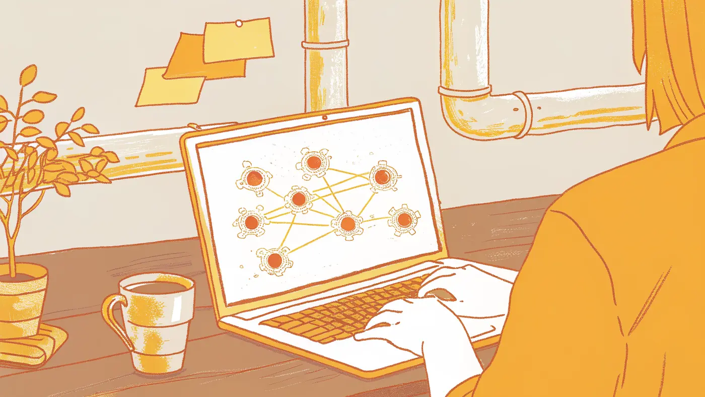 GTM leader troubleshooting broken AI workflow canvas nodes late at desk