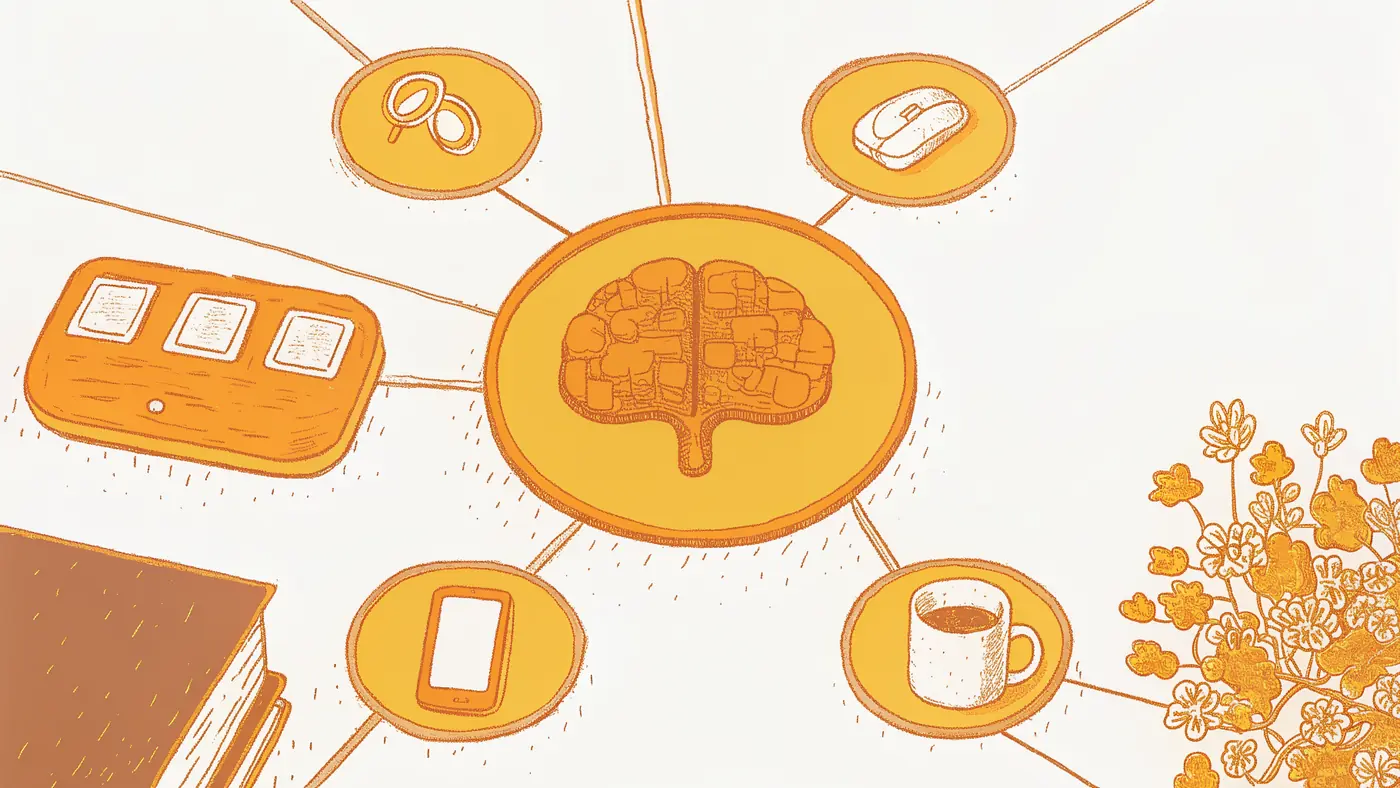AI agent loop diagram showing perception, planning, action, and memory connected to workplace tools