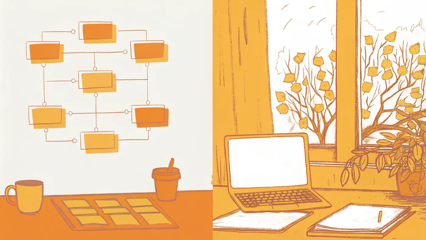 Rigid pre-wired decision tree stalls versus AI agent dynamically routing unanticipated workflow inputs