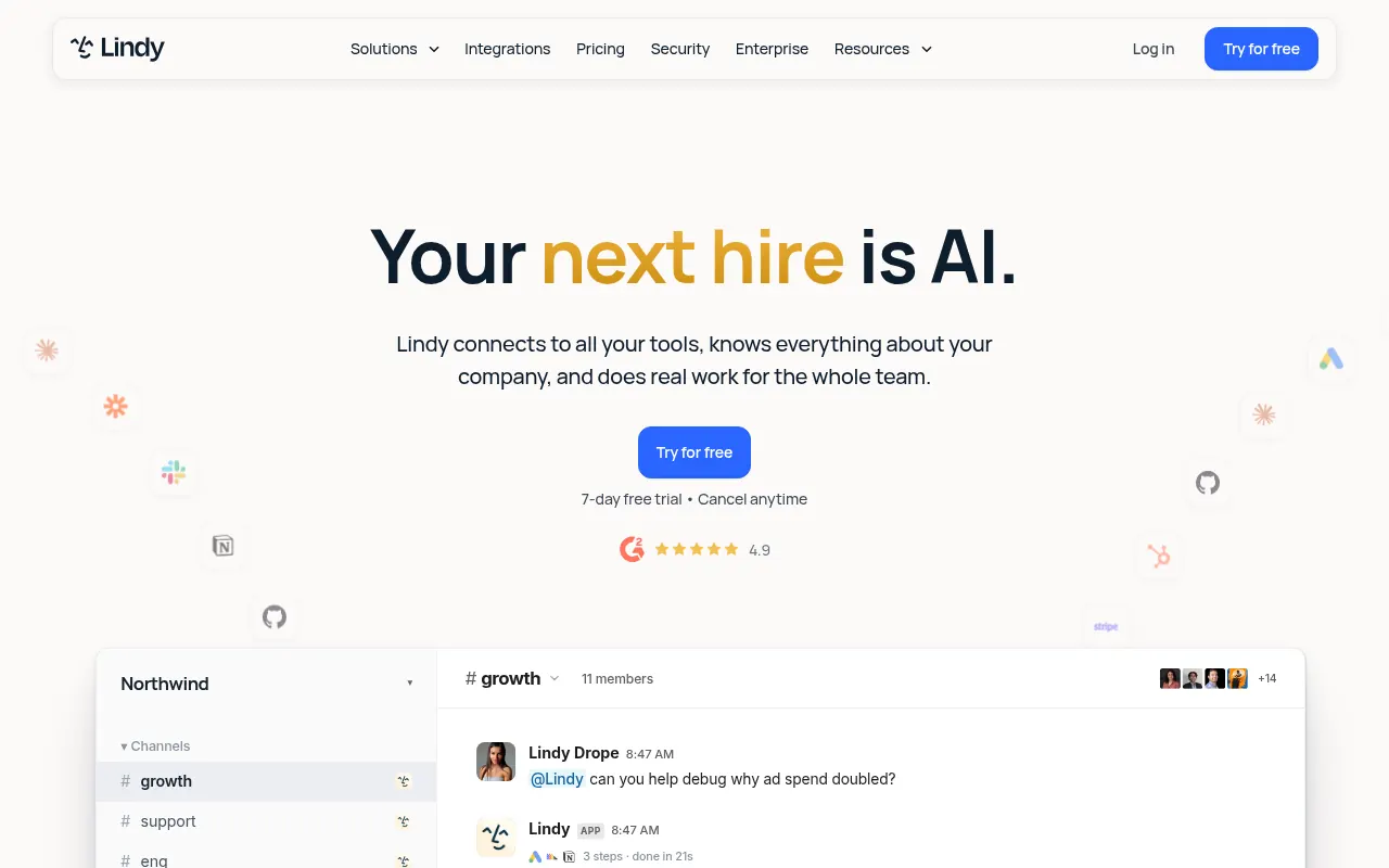 Relevance AI Alternatives - lindy best no code