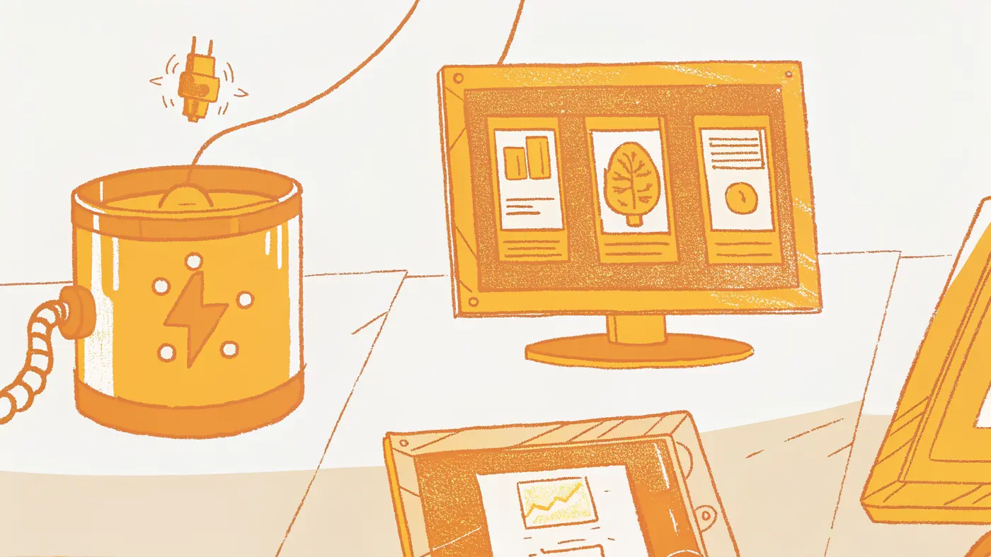 AI agent wrapped in async API layer connecting to operator microservice dashboard