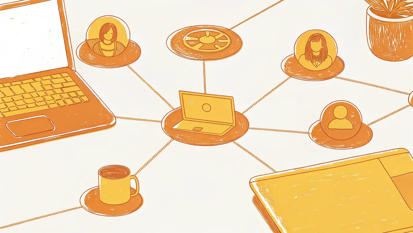 AI orchestrator hub routing tasks between support, CRM, and comms agents automatically