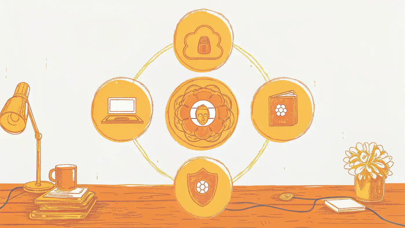 AI foundation model engine hub connecting frontier APIs, open-weight models, and a model gateway