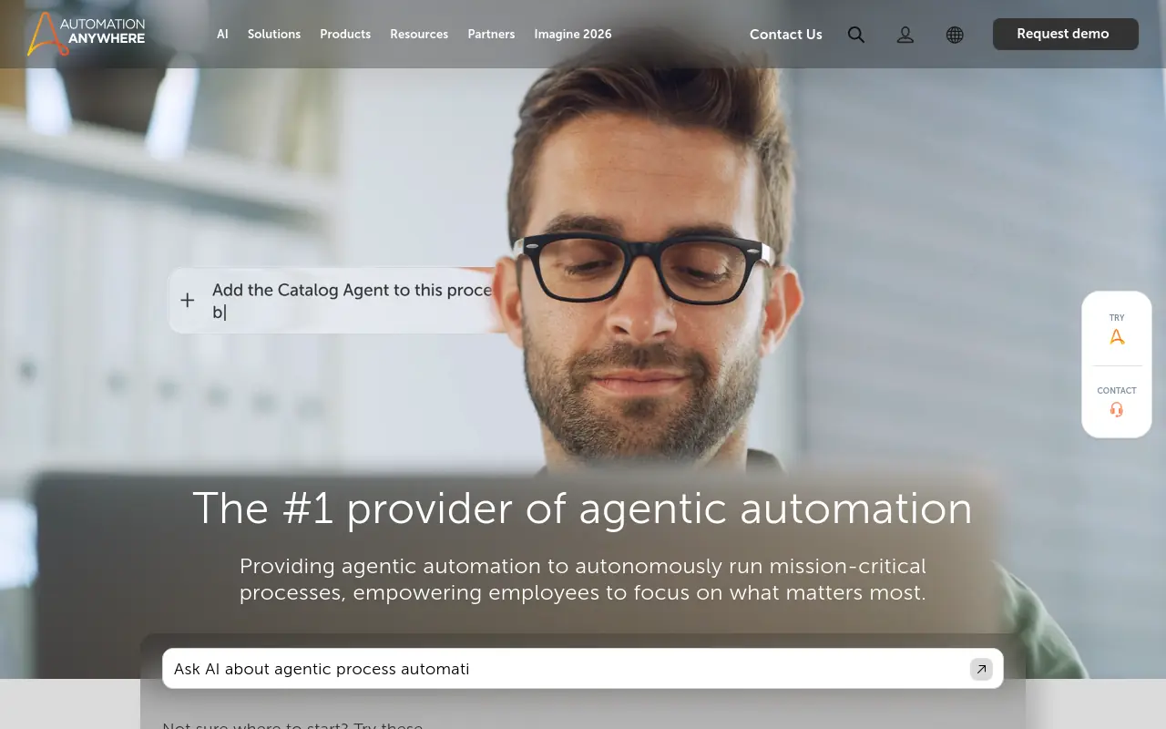 Agentic Automation Platform - anywhere best rpa teams