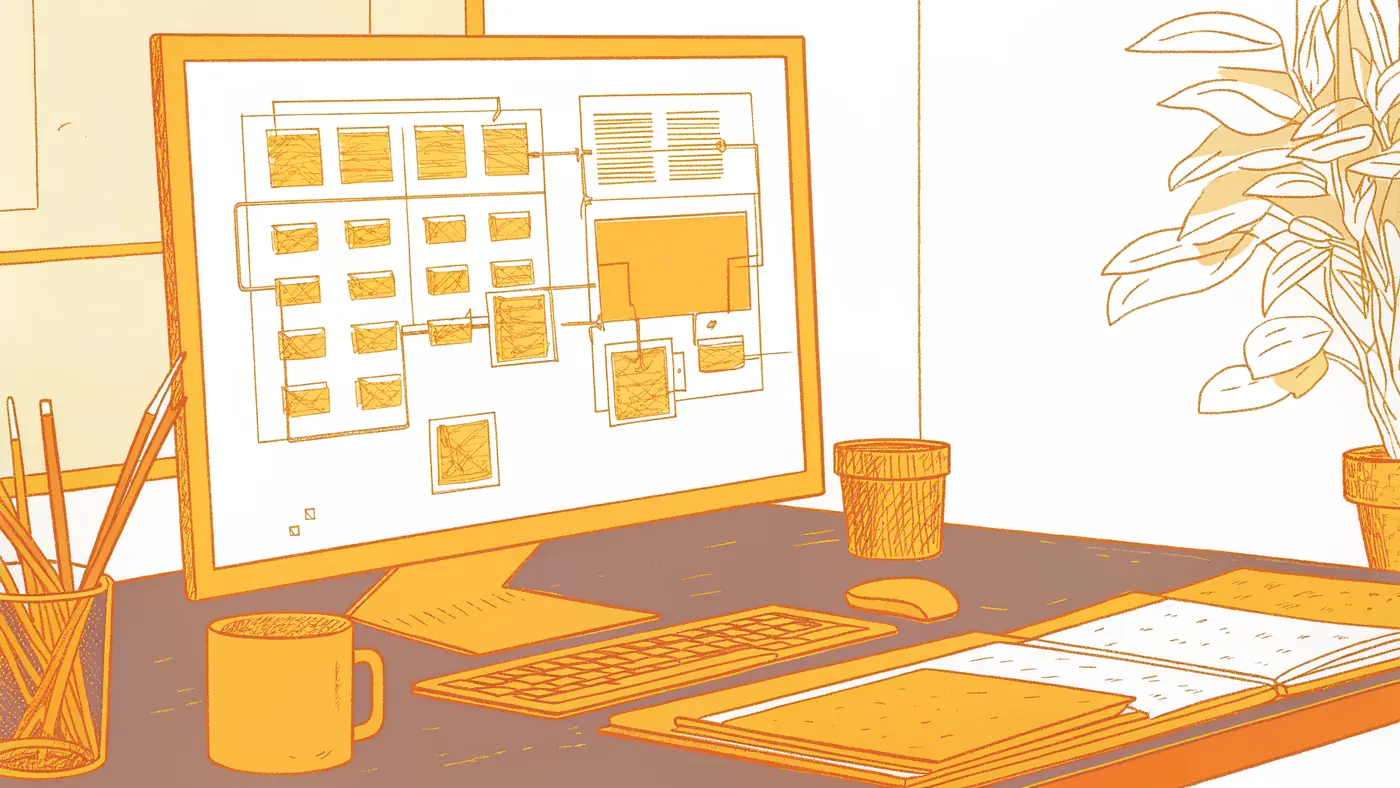 ops workstation monitor showing multi-agent handoff seam gap and layered memory architecture