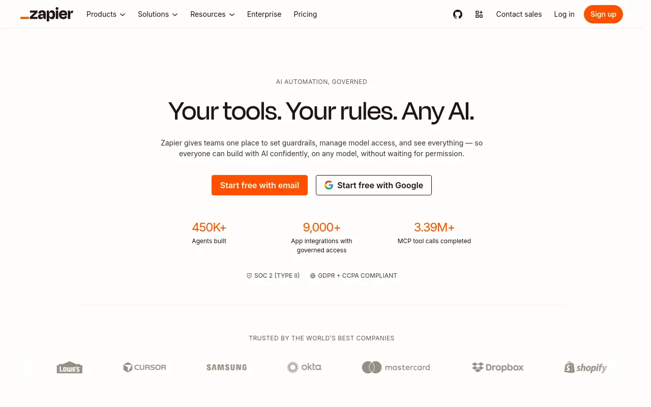 Gumloop Alternatives - zapier best non technical