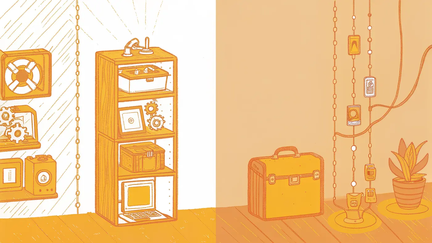 Two-panel diagram contrasting AI agent tool connections versus agent-to-agent task handoff protocols