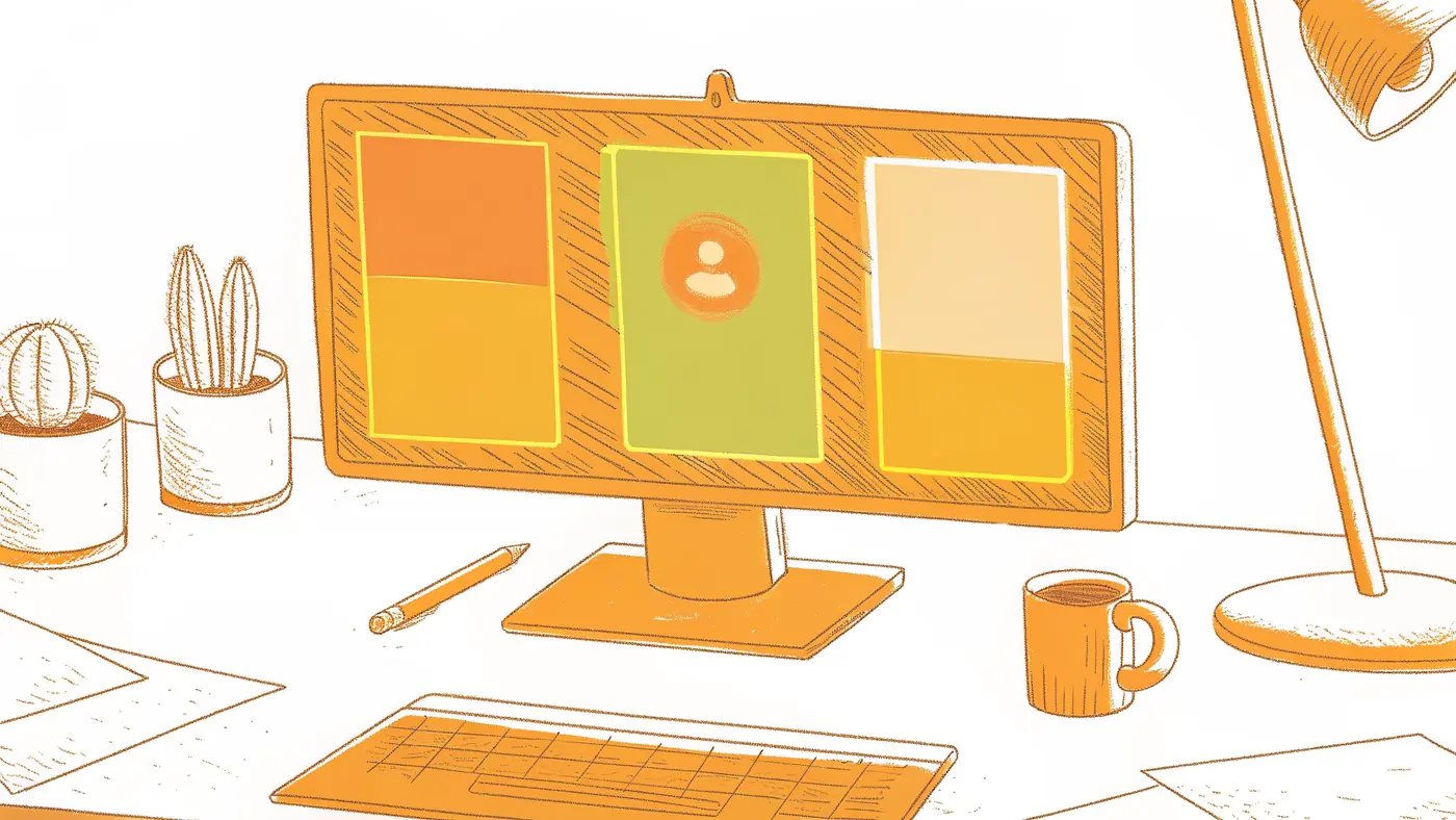 Ops manager's monitor displays a three-layer AI agent guardrail dashboard with status indicators