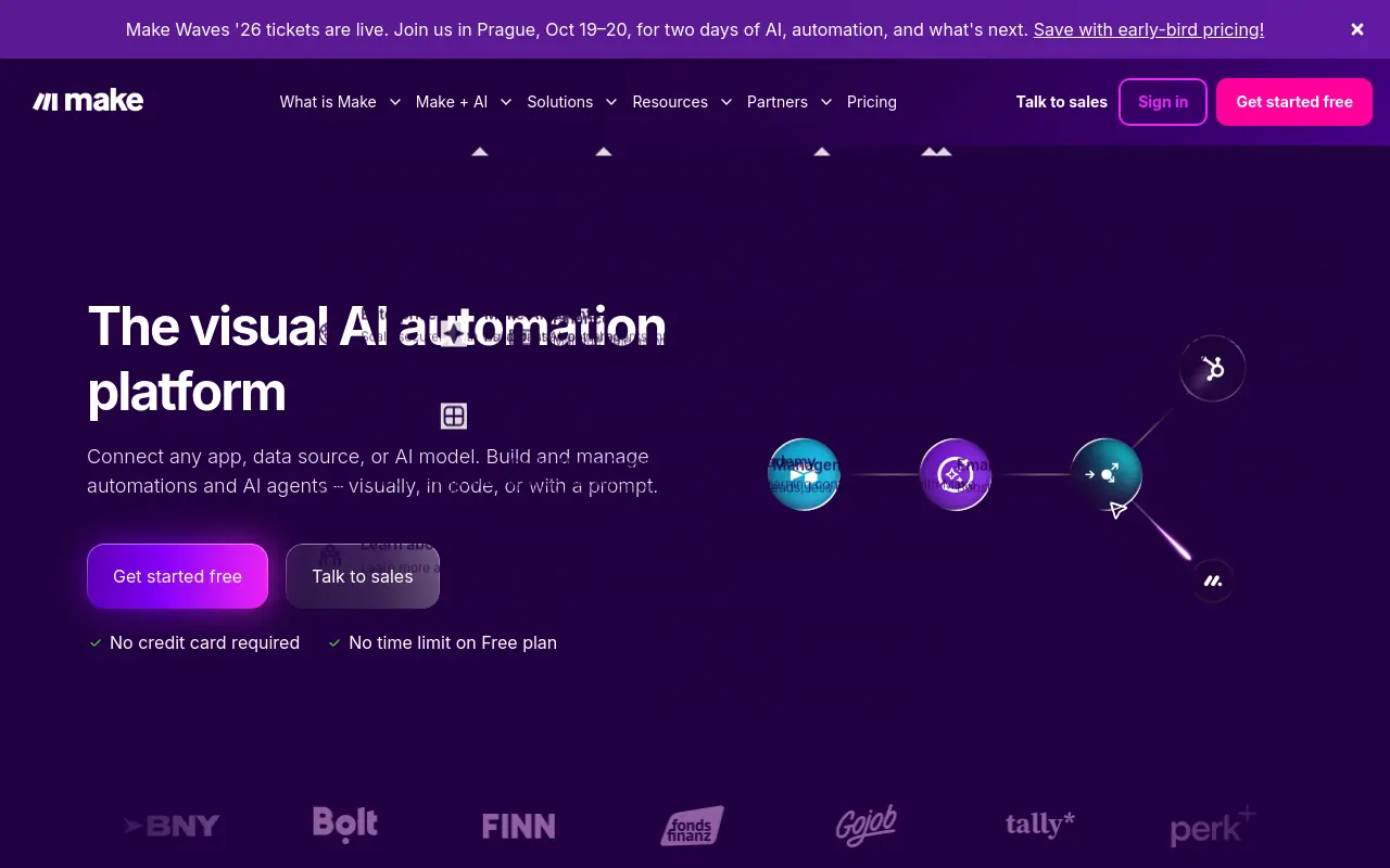 Gumloop Alternatives - make formerly integromat best