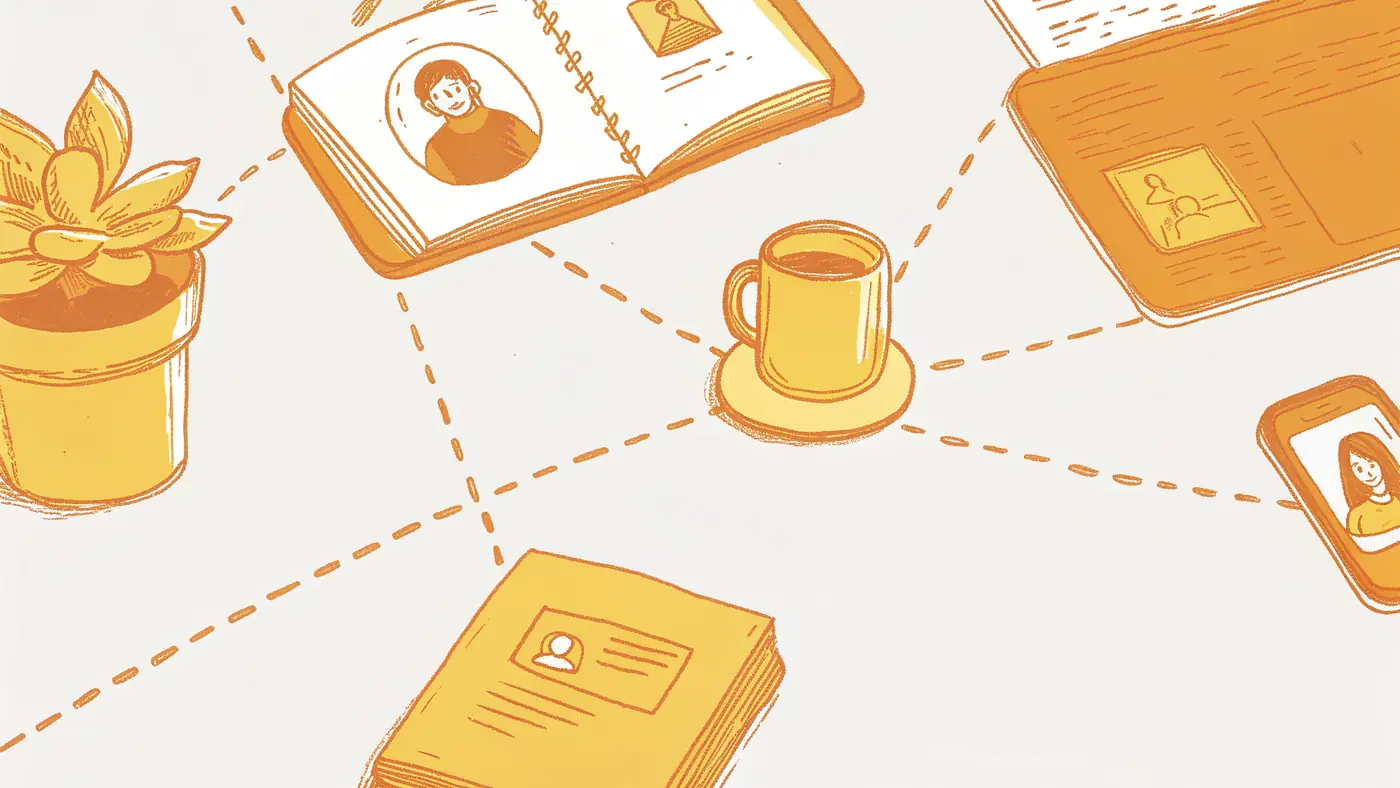 AI agent hub connecting five SaaS tools, replacing a human relay node at system seams