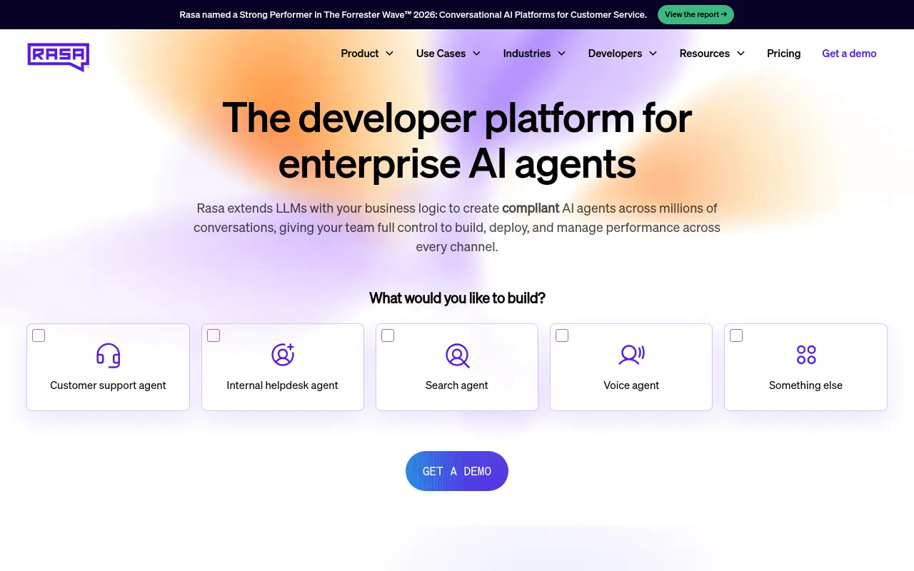 Agentic Automation Tools - rasa best low code
