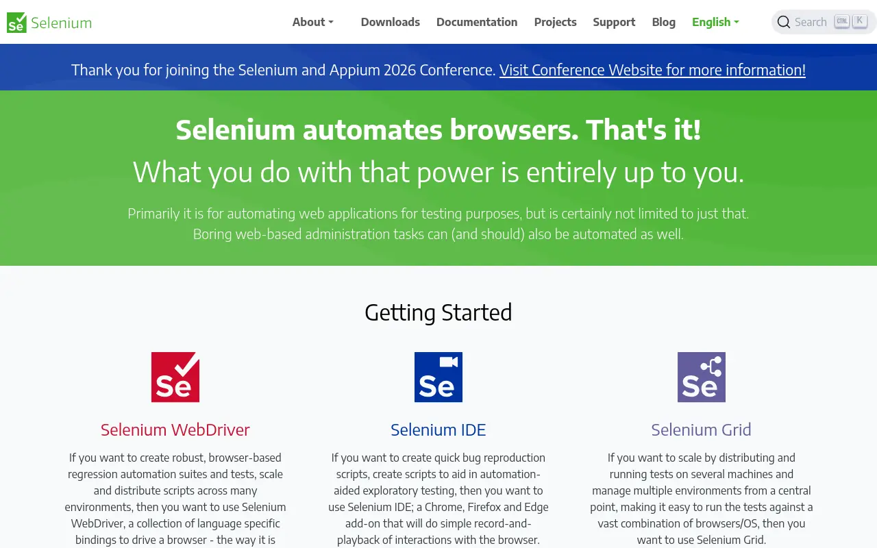Browser Use Agent - selenium best foundation legacy