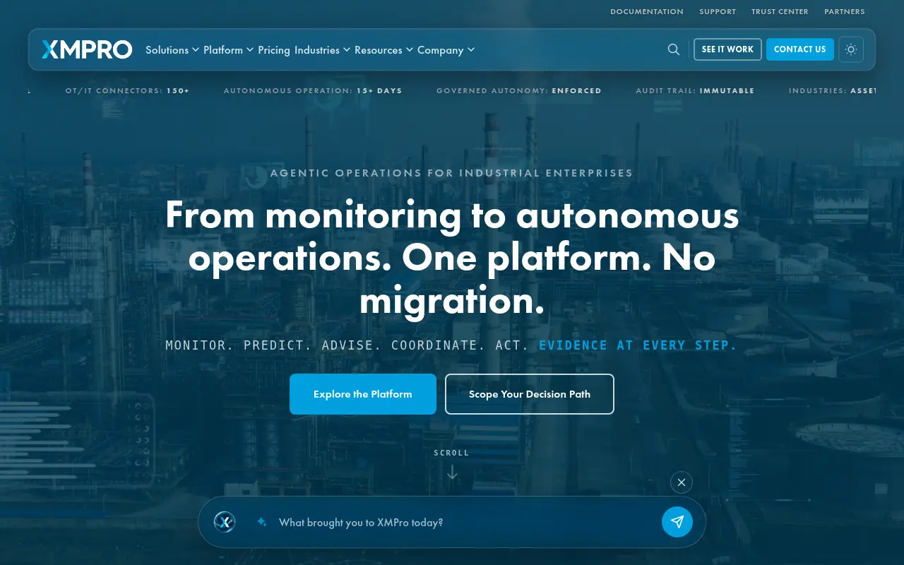 AI Agent Platform Comparison - xmpro best industrial ot