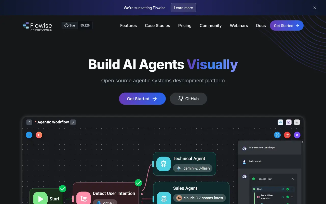 Gumloop Alternatives - flowise best self hosted