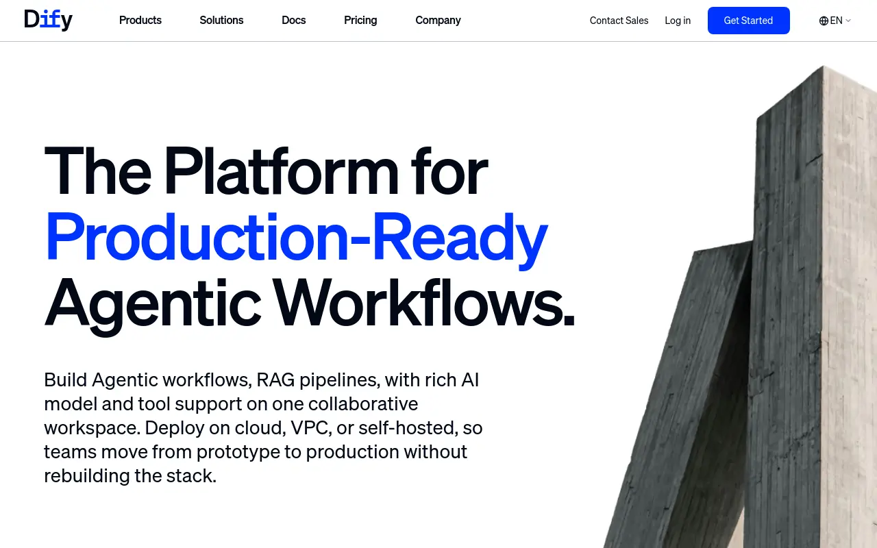 Gumloop Alternatives - dify best no code