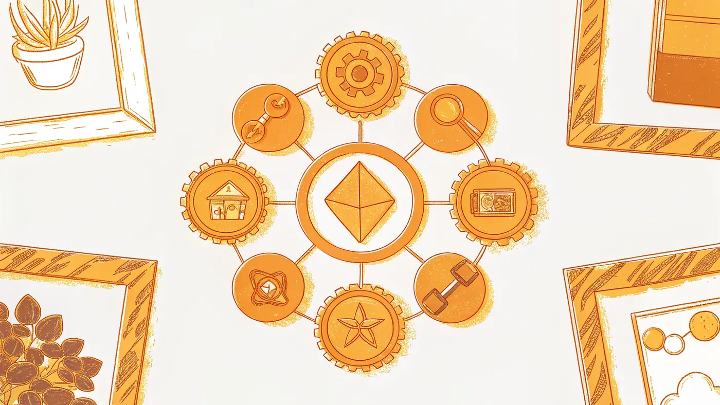 AI platform hub connecting four operator team profiles for automation tool selection
