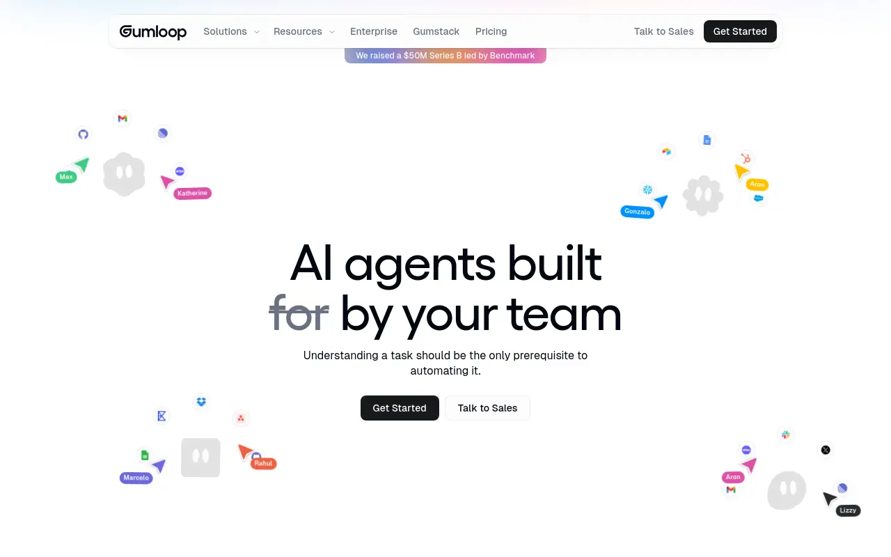 Lindy AI Alternatives - gumloop best no code