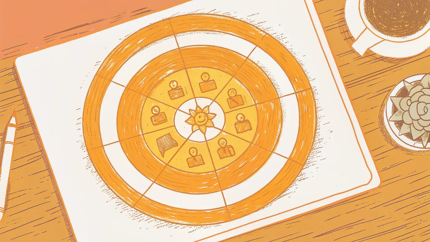 Decision wheel matching team personas to AI agent platform choices by wiring cost