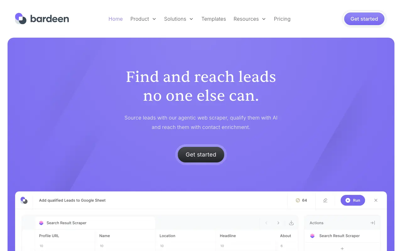 Lindy AI Alternatives - bardeen best browser based